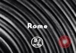 Standbild Student rally Unterstützung der ungarischen Revolution Rom Italien, 1956, aus Sekunde 5 historischem Filmmaterial Videoclip 65675036658
