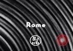 Standbild Student rally Unterstützung der ungarischen Revolution Rom Italien, 1956, aus Sekunde 6 historischem Filmmaterial Videoclip 65675036658