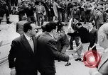 Standbild Student rally Unterstützung der ungarischen Revolution Rom Italien, 1956, aus Sekunde 46 historischem Filmmaterial Videoclip 65675036658