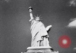 Image of Statue of Liberty 70th birthday and naming of Liberty Island New York United States USA, 1956, second 30 stock footage video 65675036666