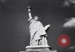 Image of Statue of Liberty 70th birthday and naming of Liberty Island New York United States USA, 1956, second 33 stock footage video 65675036666