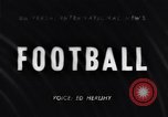 Image of football match Los Angeles California USA, 1956, second 1 stock footage video 65675036667
