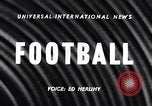 Image of football match Los Angeles California USA, 1956, second 3 stock footage video 65675036667