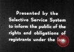 Immagine di Selettiva del sistema di servizio United States USA, 1948, secondo 15 filmato di repertorio 65675036669