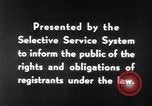 Immagine di Selettiva del sistema di servizio United States USA, 1948, secondo 16 filmato di repertorio 65675036669