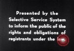 Immagine di Selettiva del sistema di servizio United States USA, 1948, secondo 20 filmato di repertorio 65675036669