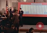 Image of conclusion of draft lottery Washington DC USA, 1969, second 22 stock footage video 65675036679