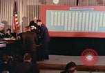 Image of conclusion of draft lottery Washington DC USA, 1969, second 34 stock footage video 65675036679