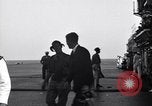 Immagine di Charles Lindbergh a bordo della USS Saratoga CV-3 Oceano Pacifico, 1929, secondo 21 filmato di repertorio 65675036681