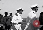 Immagine di Charles Lindbergh a bordo della USS Saratoga CV-3 Oceano Pacifico, 1929, secondo 34 filmato di repertorio 65675036681