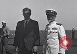 Immagine di Charles Lindbergh a bordo della USS Saratoga CV-3 Oceano Pacifico, 1929, secondo 39 filmato di repertorio 65675036681
