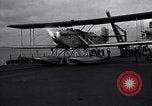 Image of T3M-2 floatplane on USS Saratoga CV-3 Pacific Ocean, 1929, second 3 stock footage video 65675036683