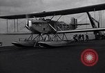 Image of T3M-2 floatplane on USS Saratoga CV-3 Pacific Ocean, 1929, second 5 stock footage video 65675036683