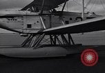 Image of T3M-2 floatplane on USS Saratoga CV-3 Pacific Ocean, 1929, second 10 stock footage video 65675036683