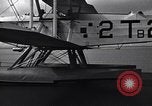 Image of T3M-2 floatplane on USS Saratoga CV-3 Pacific Ocean, 1929, second 12 stock footage video 65675036683