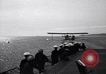 Image of T3M-2 floatplane on USS Saratoga CV-3 Pacific Ocean, 1929, second 27 stock footage video 65675036683