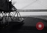Image of T3M-2 floatplane on USS Saratoga CV-3 Pacific Ocean, 1929, second 43 stock footage video 65675036683