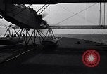 Image of T3M-2 floatplane on USS Saratoga CV-3 Pacific Ocean, 1929, second 47 stock footage video 65675036683