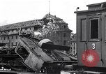 Image détruit Munich Railroad Station Munich Allemagne, 1945, de la seconde 5 séquences d'archives historiques vidéo 65675036700