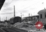 Image détruit Munich Railroad Station Munich Allemagne, 1945, de la seconde 25 séquences d'archives historiques vidéo 65675036700