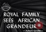 Image of British monarchs Africa, 1947, second 1 stock footage video 65675036723