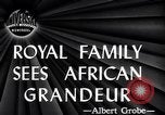 Image of British monarchs Africa, 1947, second 3 stock footage video 65675036723