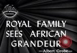 Image of British monarchs Africa, 1947, second 4 stock footage video 65675036723