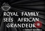Image of British monarchs Africa, 1947, second 5 stock footage video 65675036723