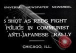Image of demonstration against Japan's attack on China Chicago Illinois USA, 1932, second 1 stock footage video 65675036755
