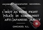 Image of demonstration against Japan's attack on China Chicago Illinois USA, 1932, second 5 stock footage video 65675036755