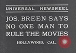 Image of Joseph I Breen censorship Hollywood Los Angeles California USA, 1934, second 3 stock footage video 65675036758