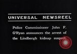 Image of Lindbergh kidnap case Trenton New Jersey USA, 1934, second 20 stock footage video 65675036760