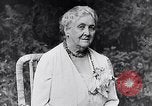 Image of Sara D Roosevelt interviewed on her 80th birthday Hyde Park New York USA, 1934, second 10 stock footage video 65675036761