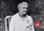 Image of Sara D Roosevelt interviewed on her 80th birthday Hyde Park New York USA, 1934, second 12 stock footage video 65675036761