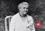 Image of Sara D Roosevelt interviewed on her 80th birthday Hyde Park New York USA, 1934, second 14 stock footage video 65675036761