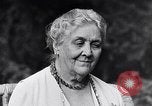 Image of Sara D Roosevelt interviewed on her 80th birthday Hyde Park New York USA, 1934, second 15 stock footage video 65675036761