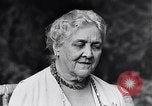 Image of Sara D Roosevelt interviewed on her 80th birthday Hyde Park New York USA, 1934, second 17 stock footage video 65675036761