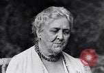 Image of Sara D Roosevelt interviewed on her 80th birthday Hyde Park New York USA, 1934, second 18 stock footage video 65675036761