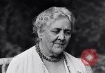 Image of Sara D Roosevelt interviewed on her 80th birthday Hyde Park New York USA, 1934, second 20 stock footage video 65675036761