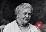 Image of Sara D Roosevelt interviewed on her 80th birthday Hyde Park New York USA, 1934, second 22 stock footage video 65675036761