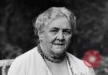 Image of Sara D Roosevelt interviewed on her 80th birthday Hyde Park New York USA, 1934, second 25 stock footage video 65675036761