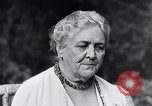 Image of Sara D Roosevelt interviewed on her 80th birthday Hyde Park New York USA, 1934, second 26 stock footage video 65675036761