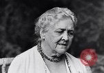 Image of Sara D Roosevelt interviewed on her 80th birthday Hyde Park New York USA, 1934, second 27 stock footage video 65675036761