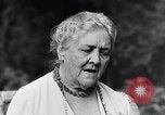 Image of Sara D Roosevelt interviewed on her 80th birthday Hyde Park New York USA, 1934, second 40 stock footage video 65675036761