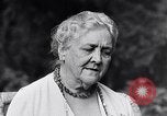 Image of Sara D Roosevelt interviewed on her 80th birthday Hyde Park New York USA, 1934, second 41 stock footage video 65675036761