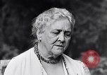 Image of Sara D Roosevelt interviewed on her 80th birthday Hyde Park New York USA, 1934, second 46 stock footage video 65675036761
