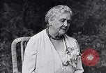 Image of Sara D Roosevelt interviewed on her 80th birthday Hyde Park New York USA, 1934, second 54 stock footage video 65675036761