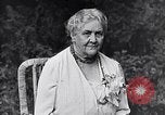 Image of Sara D Roosevelt interviewed on her 80th birthday Hyde Park New York USA, 1934, second 60 stock footage video 65675036761