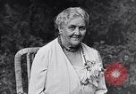 Image of Sara D Roosevelt interviewed on her 80th birthday Hyde Park New York USA, 1934, second 61 stock footage video 65675036761