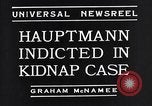 Image of kidnapping of Charles Lindbergh Jr New York City USA, 1933, second 4 stock footage video 65675036762